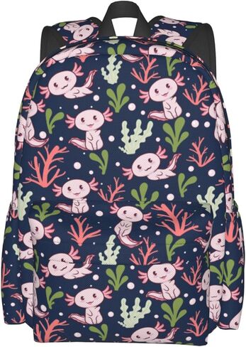 حقيبة ظهر ذات مربعات باللون الوردي والأبيض وحزام كتف قابل للتعديل وحقيبة ظهر للكمبيوتر المحمول حقيبة مدرسية كاجوال للأولاد والبنات in Kuwait