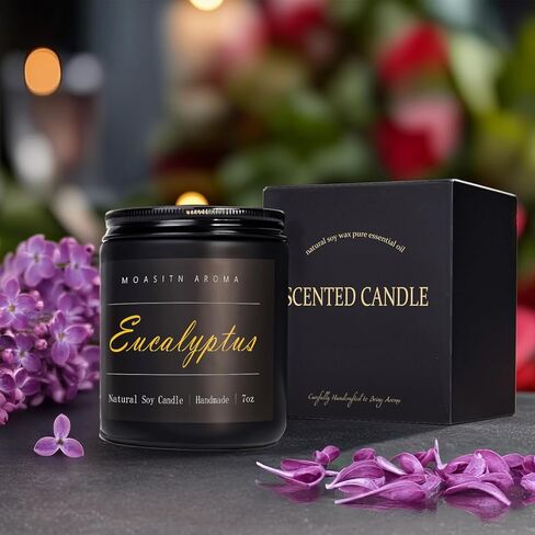 Moasitn Pumpkin Spice Strong String Carger Breafious Candles for Home | شموع سقوط الصويا العضوية | مصنوعة يدويًا تدومًا يدويًا شمعة جرة للنساء والرجال | كما الخريف ، الهالوين ، هدايا الاسترخاء | 9 أوقية in Kuwait