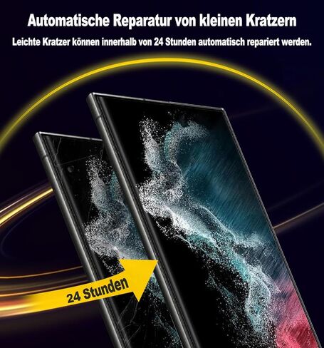 2 Pack Packs for Samsung Galaxy S23 Ultra Privacy Screen Protector 6.8" with Bumper Protective Cover, [Auto Alignment Cabin/Bubble-Free],Anti Spy Film,100% Fingerprint ID Compatible, Case Friendly in Kuwait