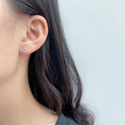 Newzenro 18G Round CZ CLAY CHIP ZIRCONIA CARTILAGE SMITHER STUR ARINGS for Men Women Harbell Tragus Helix Screen Suppert Steel Steel Flat Bud Bupt Buphs Hypoallergenic 3 Bairs 3-5mm in Saudi Arabia