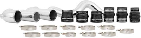 Mishimoto MMICP-DMAX-11KBK intercooler kit kit to chevrolet 6.6l duramax 2011-2016 Silver in Saudi Arabia