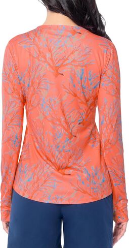 Guy Harvey Women's Long Sleeve Sublimated Performance Tee with Thumbhole in Saudi Arabia