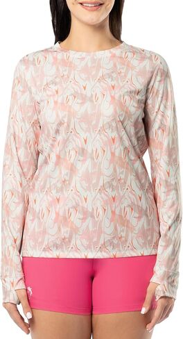 Guy Harvey Women's Long Sleeve Sublimated Performance Tee with Thumbhole in Saudi Arabia