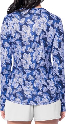 Guy Harvey Women's Long Sleeve Sublimated Performance Tee with Thumbhole in Saudi Arabia