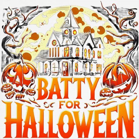 CafePress Batty for Halloween Kids Baseball T Shirt Kids Cotton Baseball Jersey, 3/4 Raglan Sleeve Shirt in Saudi Arabia