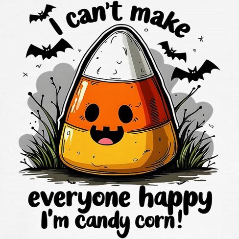 CafePress I Can't Make Everyone Happy I'm Candy Corn Kids Baseball T Shirt Kids Cotton Jersey, 3/4 Raglan Sleeve Shirt in Saudi Arabia