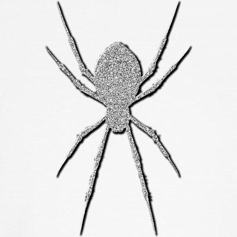 Cafepress Silver Glittery Spider Kids Baseball T Shirt Kids Cotton Baseball Jersey ، 3/4 Raglan Sleeve Shirt in Saudi Arabia