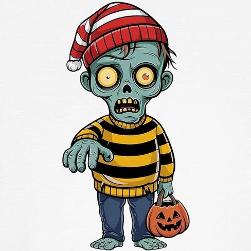 Cafepress مخيف Zombie t Shirt Kids Baseball T Shirt Kids Cotton Baseball Jersey ، 3/4 Raglan Sleeve in Saudi Arabia