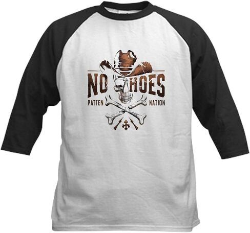 Cafepress A Courning and Artistic Kids Baseball T Shirt Kids Cotton Baseball Jersey ، 3/4 Raglan Sleeve Shirt in Saudi Arabia