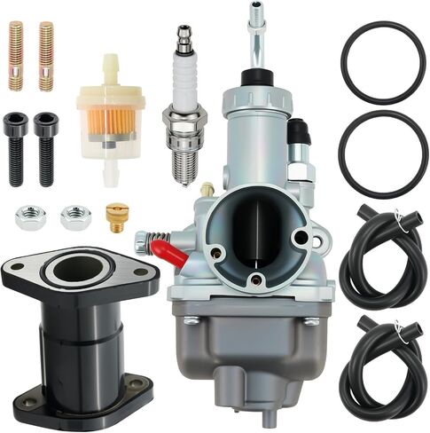 YFB250 Carburetor for Yamaha Timberwolf 250 YFB carb 1992 1993 1994 1995 1996 1997 1998 1999 2000 with YFB250 Intake Manifold Boot Replaces #4BD-14101-00-00, 4KD-14101-02-00 in Saudi Arabia