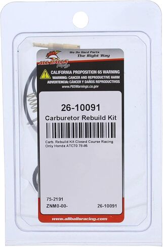 All Balls Carburetor Rebuild Kit 26-10091 Compatible With/Replacement For Honda ATC70 1978-1985 in Saudi Arabia