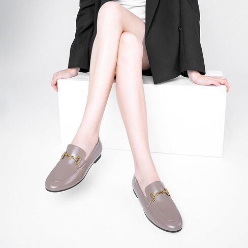 C.Paravano Loafers for Women,Penny Loafers Slip-ons Flats Shoes Comfortable Dressy for Business & Casual Wear, Round Toe Moccasin for Walking in Saudi Arabia