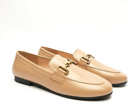 C.Paravano Loafers for Women,Penny Loafers Slip-ons Flats Shoes Comfortable Dressy for Business & Casual Wear, Round Toe Moccasin for Walking in Saudi Arabia