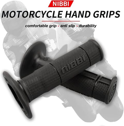NIBBI Off-Road Motorcycle Handle Grips Comfortable Grip Non-Slip Durable for Motocross Throttle Handlebar in Kuwait