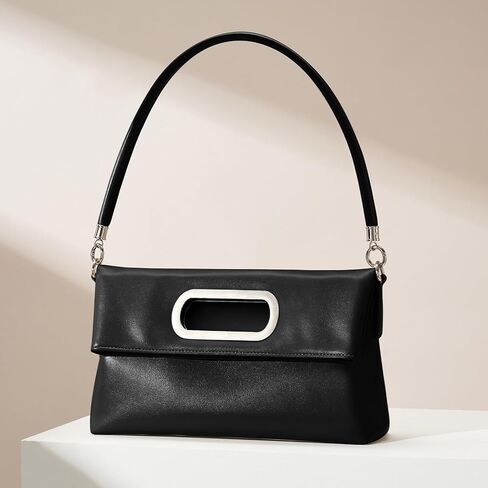 Stylish Clutch Purses for Women, Leather Crossbody Purse with Handle, Shoulder Bags for Evening Formal Work Casual in Kuwait