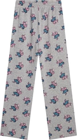 Disney Women's Fleece Jogger Pants - Lilo & Stitch Casual Lightweight Wide Leg Sweatpants for Women (Sizes: S-XL) in Saudi Arabia