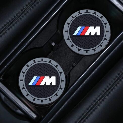 ل BMW M CAR CUP COSTARD ، حامل كأس السيارات ، إدراج السفينة التوافق مع BMW M M2 M5 M5 M6 M8 X1 X2 X3 X5 X6 M135I M240I Z4 328I X7 ، 2PCS in Kuwait