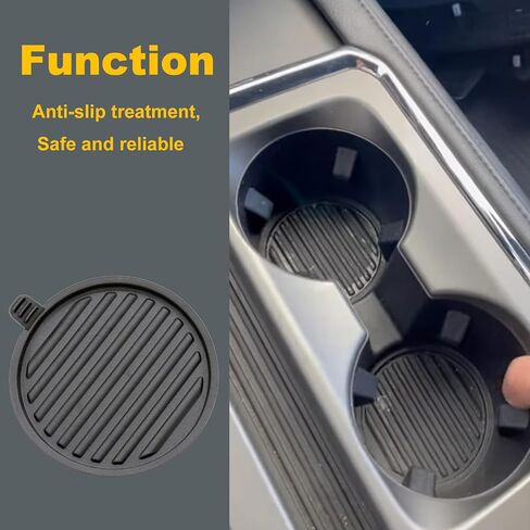 2Pcs Center Console Cup Holder Insert Compatible with Ford F150 2017 2018 2019 2020 2021 Expedition 2018 2019 2020 2021 Replace# JL3Z-1513562-AA in Saudi Arabia