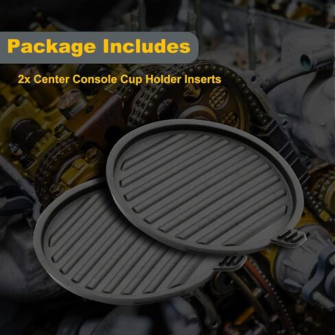 2Pcs Center Console Cup Holder Insert Compatible with Ford F150 2017 2018 2019 2020 2021 Expedition 2018 2019 2020 2021 Replace# JL3Z-1513562-AA in Saudi Arabia