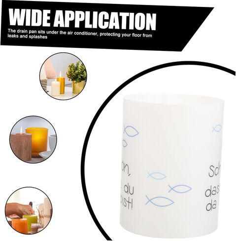 8pcs شمعة الأسطوانات البلاستيكية تغطي ظلال شمعة زخرفية للمنزل للضوء الناعم للمناسبات الخاصة والاحتفالات لخلق جو دافئ in Saudi Arabia