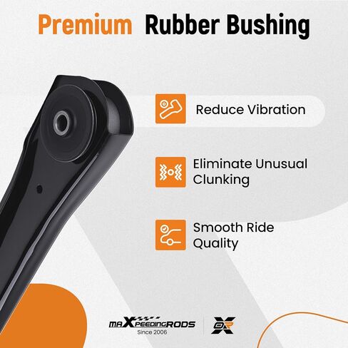 MaxPeedingRods أذرع التحكم الخلفية لجيب Wrangler TJ 1997-2006 لـ K620246 ، K640734 العلوي والسفلي - مجموعة من 4 in Saudi Arabia