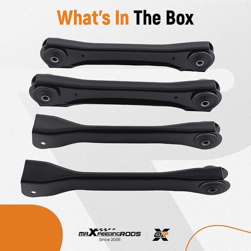 MaxPeedingRods أذرع التحكم الخلفية لجيب Wrangler TJ 1997-2006 لـ K620246 ، K640734 العلوي والسفلي - مجموعة من 4 in Saudi Arabia