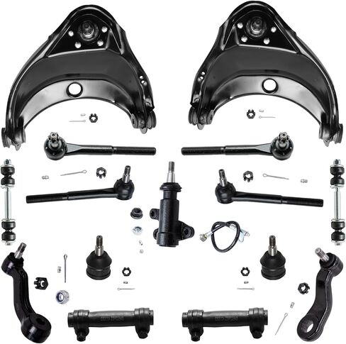 Detroit Axle - End Front 15 PC Kit To Chevy GMC Tahoe Yukon C1500 C2500 Apply Control Arms w/ball ball ball balls sway bars tie tie reds abler pitman arm scleves abler abler in Saudi Arabia