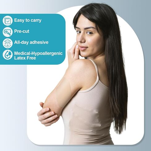 Geiserailie 50 Pcs Arm Lift Tape Buttocks Lift Patch Instantly Shape Body Tape for Women for Flabby Arms Butt Leg Fat Body(Oval) in Saudi Arabia