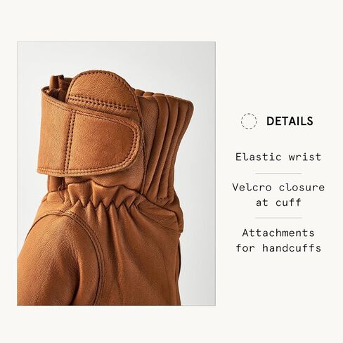 Hestra Unisex Idre Wool 5-Finger Leather Glove, Wool Insulated Alpine Skiing Winter Gloves for Men & Women in Saudi Arabia