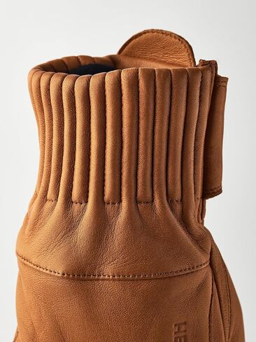 Hestra Unisex Idre Wool 5-Finger Leather Glove, Wool Insulated Alpine Skiing Winter Gloves for Men & Women in Saudi Arabia