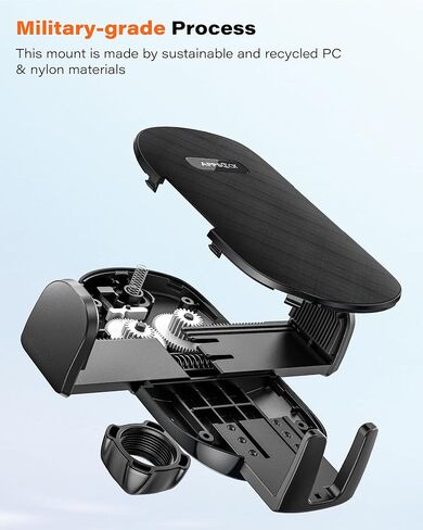 APPS2Car Car Phone Holders for Your car, Dashboard/Windshield Cell Phone Holder, Compatible with iPhone, Samsung, and All Smartphones in Kuwait