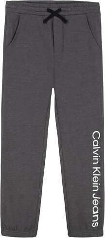 Calvin Klein Boys' Pull-on Fleece Jogger Sweatpants, Drawstring Closure in Saudi Arabia
