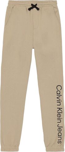 Calvin Klein Boys' Pull-on Fleece Jogger Sweatpants, Drawstring Closure in Saudi Arabia
