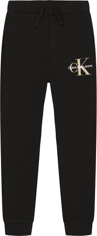 Calvin Klein Boys' Pull-on Fleece Jogger Sweatpants, Drawstring Closure in Saudi Arabia