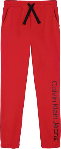 Calvin Klein Boys' Pull-on Fleece Jogger Sweatpants, Drawstring Closure in Saudi Arabia