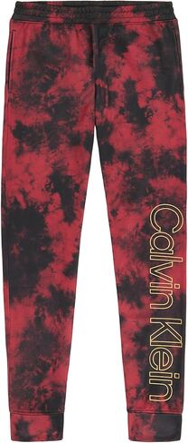 Calvin Klein Boys' Pull-on Fleece Jogger Sweatpants, Drawstring Closure in Saudi Arabia