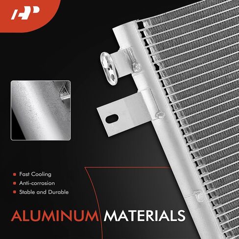 مكثف الهواء A-premium A/C متوافق مع شيفروليه سبارك 2013-2015 L4 1.2L ، استبدل# 4184 ، 95326121 in Saudi Arabia