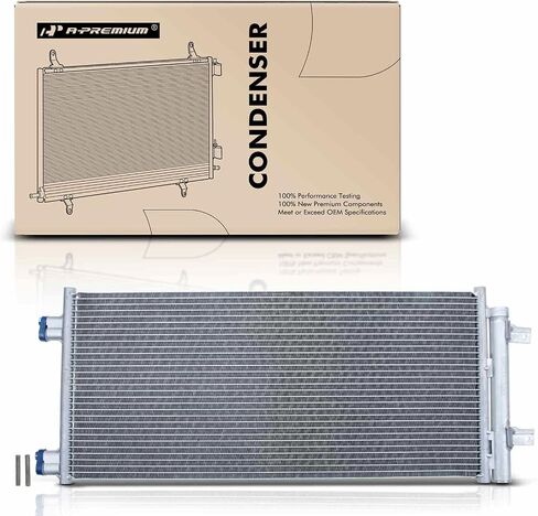 A-Premium Air Conditioning A/C Condenser Compatible with Chevrolet Cruze 2016 2017 2018 2019 1.4L 1.6L, Replace# 391011385, 30033 in Saudi Arabia