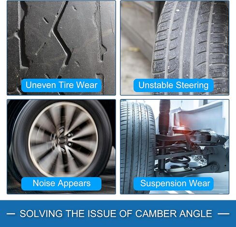 محاذاة الحدبة الترباس رقم 4819060020 التعليق الأمامي CAMBER ضبط الترباس غريب الأطوار ل Toyota 4runner لـ LEXUS GX470 2003-2009 Metal Silver Tone in Saudi Arabia