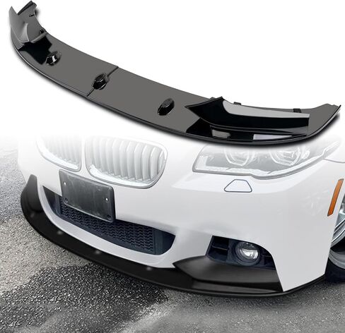 Car Front Splitter Compatible with BMW 5-Series F10 2011-2016,520i 535i 550i M Sport Front Bumper Spoiler Lip,Carbon Fiber in Saudi Arabia