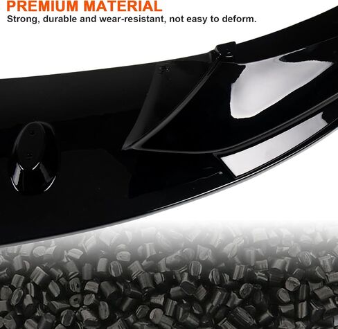 Car Front Splitter Compatible with BMW 5-Series F10 2011-2016,520i 535i 550i M Sport Front Bumper Spoiler Lip,Carbon Fiber in Saudi Arabia