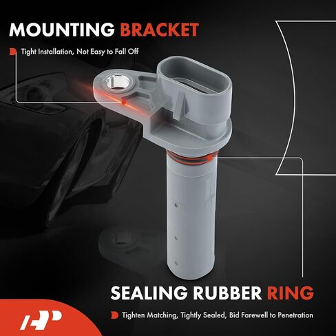 A-premium engine crankshaft sensor متوافق مع Cadillac Deville 2000-2005 Eldorado 2000-2002 Seville 2000-2004 & Oldsmobile Aurora & Pontiac Bonneville ، استبدل# 12559529 in Saudi Arabia