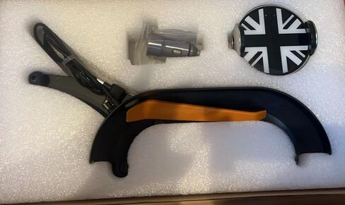 Persevere BMW Mini Cooper Car Phone Holder for F65, F66, J01, J05, F01 Models, Rotated 360°, Freely Adjustable Angle, Solid Clip Portable Holder, for Round Center Control Display (Manual Left Side) in Saudi Arabia