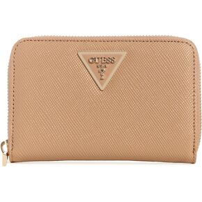 GUESS Laurel Medium Zip Around Wallet, Black in Kuwait