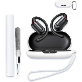 for Soundcore by Anker V30i Case Cover, Soft Silicone Protective Portable Scratch Shock Resistant Compatible with Anker Soundcore V30i Shell with Cleaner Kit & Carabiner & Lanyard，Green. in Kuwait