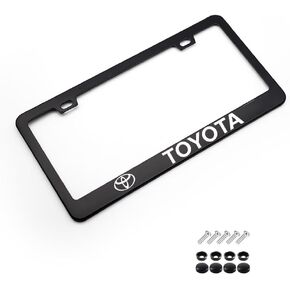 License Plate Frame for Toyota License Plate 6 * 12 inch License Plate Label Holder in Saudi Arabia