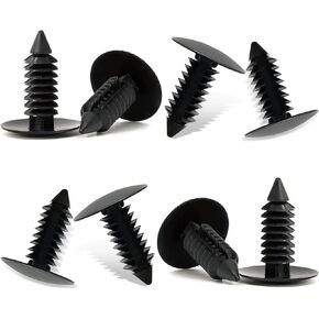 Pack of 8 License Plate Hole Plugs, Car Bumper Plugs, License Plate Hole Cover Clip Fixed Fastening Buckle, Universal for Most Car (Black) in Kuwait