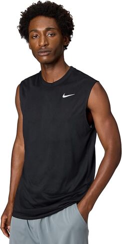 Nike Men's Reset Legend Sleeveless Fitness Shirt L Gray in Saudi Arabia
