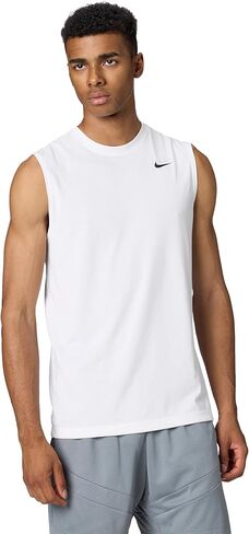 Nike Men's Reset Legend Sleeveless Fitness Shirt L Gray in Saudi Arabia