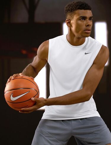 Nike Men's Reset Legend Sleeveless Fitness Shirt L Gray in Saudi Arabia